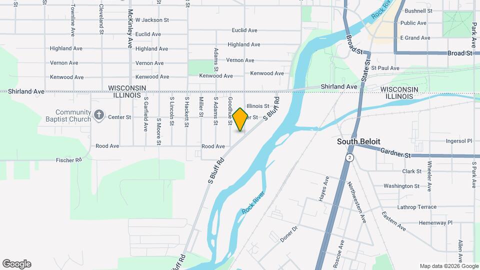 232 S 8th St Map and Location Details