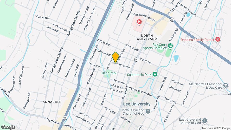 421 18th St NW Map and Location Details