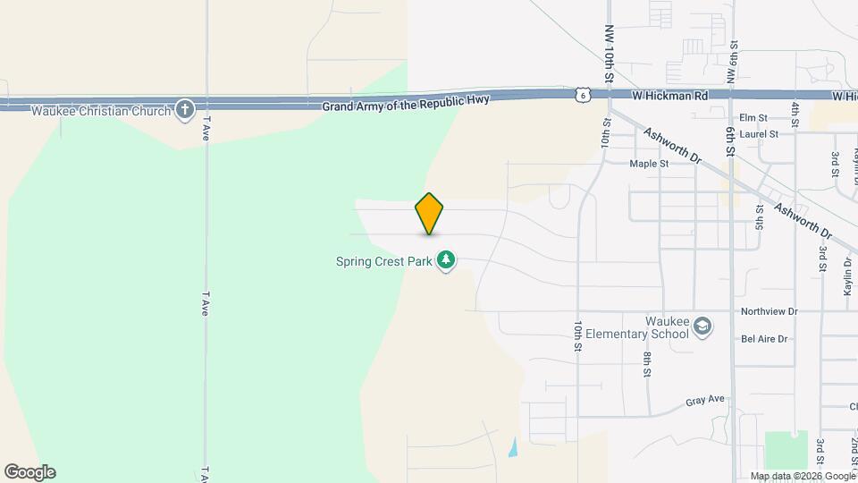 1225 Cedar St Map and Location Details