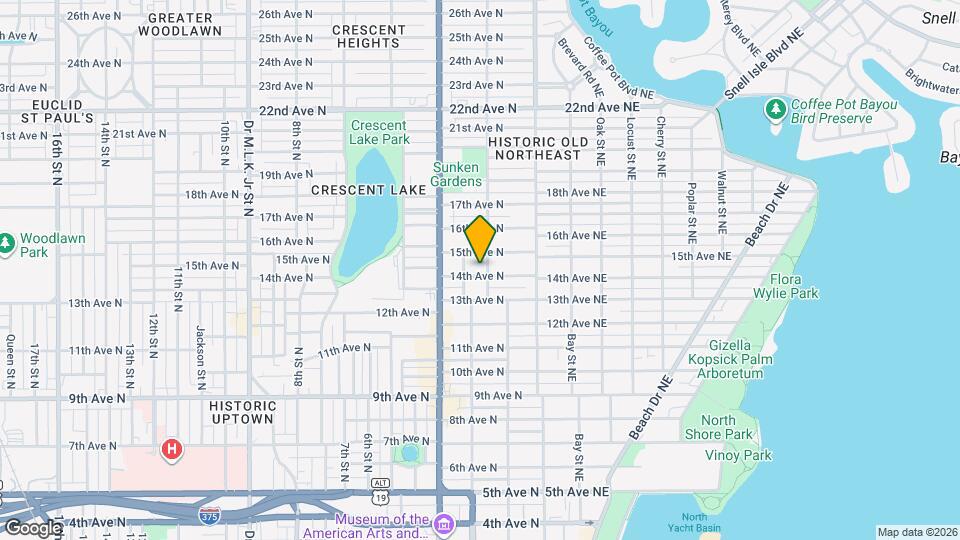 201 14th Ave N, Unit G Mapa y Detalles de la Ubicación