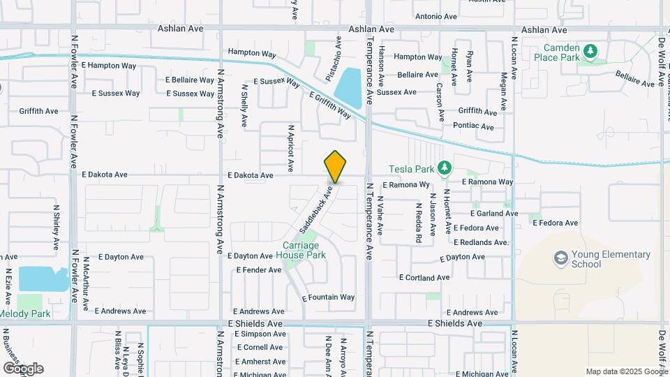 3477 N McKelvey Ave Map and Location Details