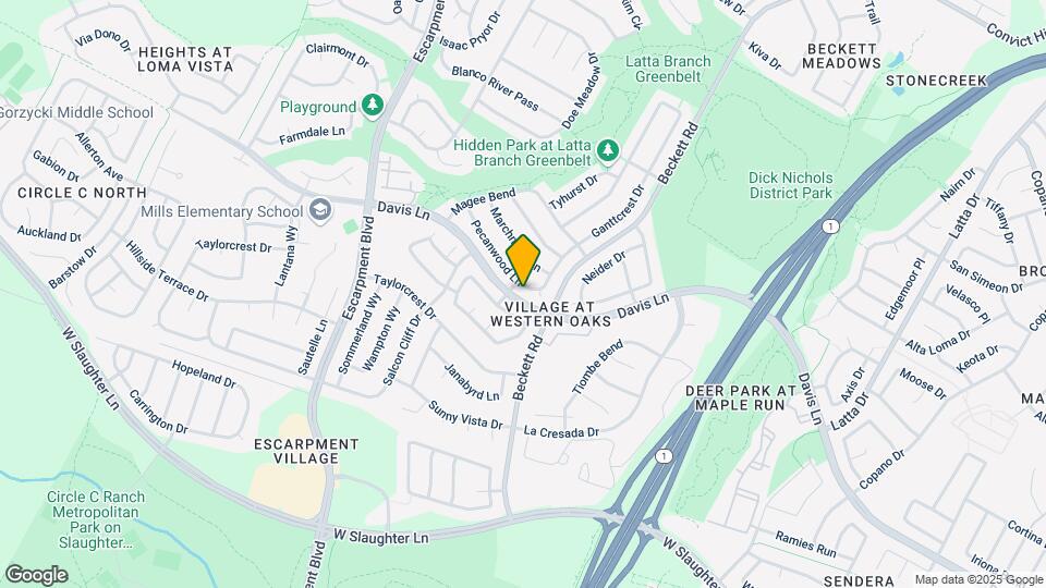 5709 Pecanwood Ln Map and Location Details