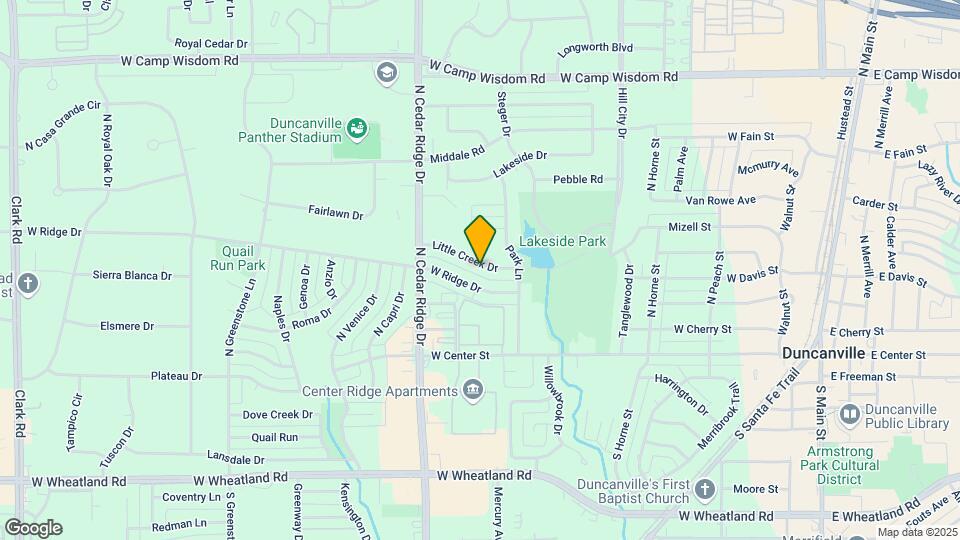 626 Little Creek Dr Map and Location Details