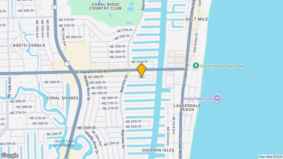 2843 NE 30th St Map and Location Details