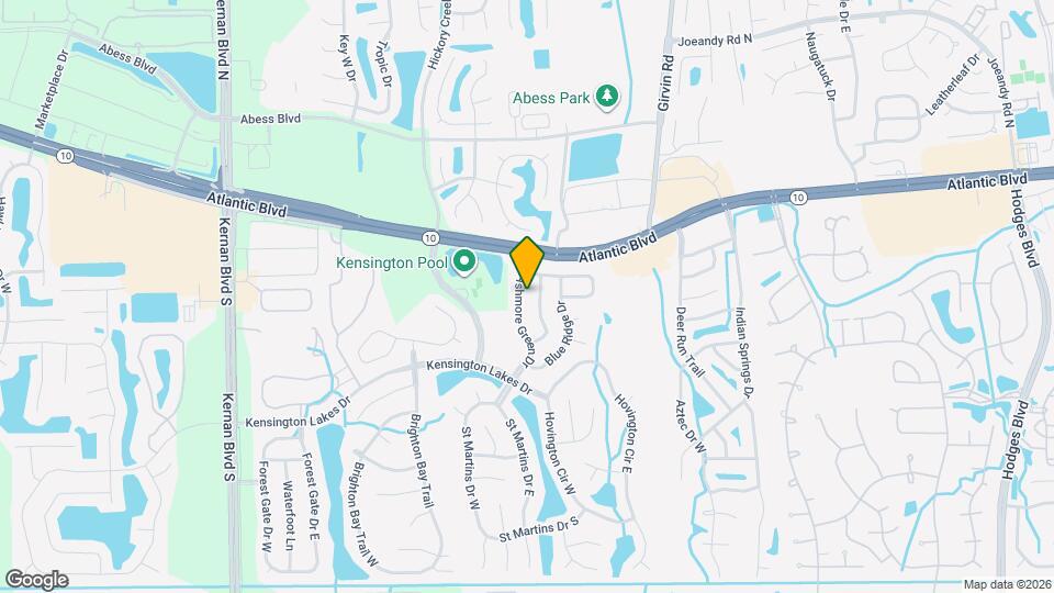 1649 Ashmore Green Dr Map and Location Details