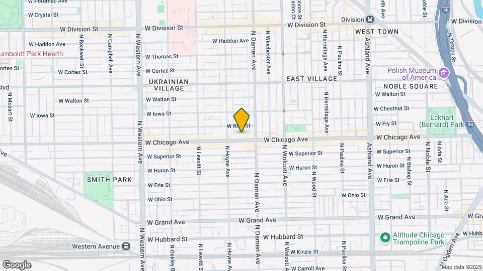 2030 W Chicago Ave Map and Location Details