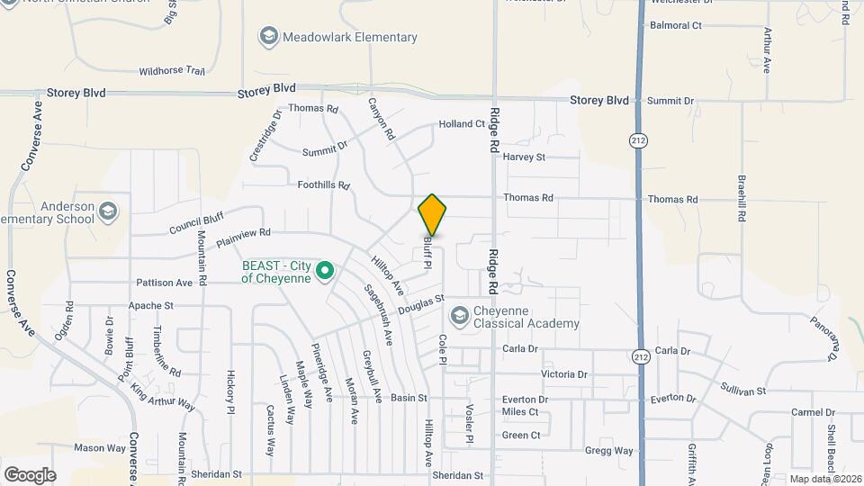 5503 Bluff Pl Map and Location Details