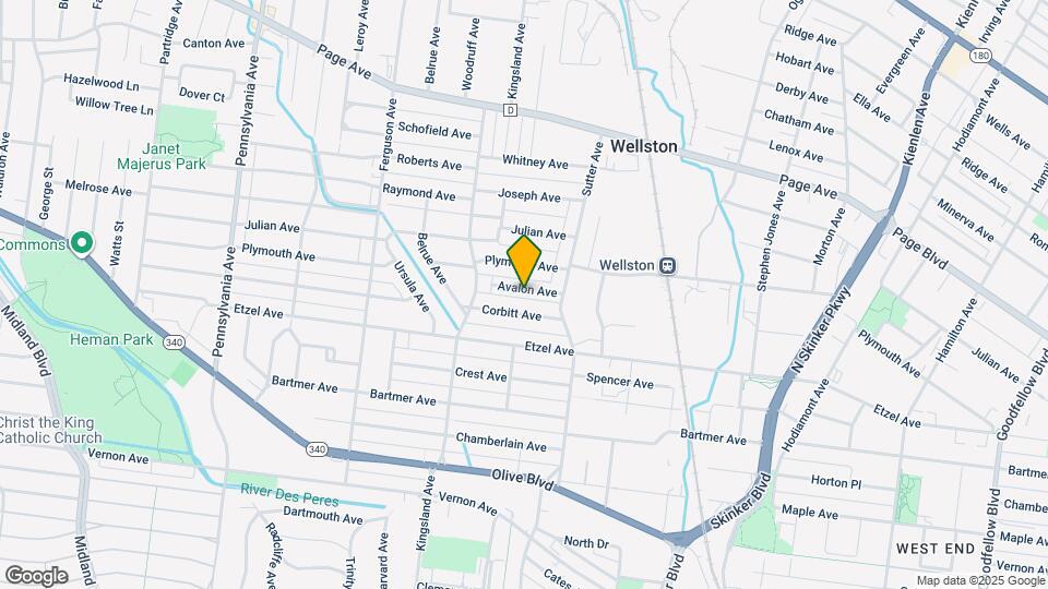 6530 Avalon Ave Map and Location Details