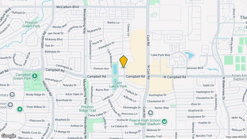 16411 Lauder Ln Map and Location Details