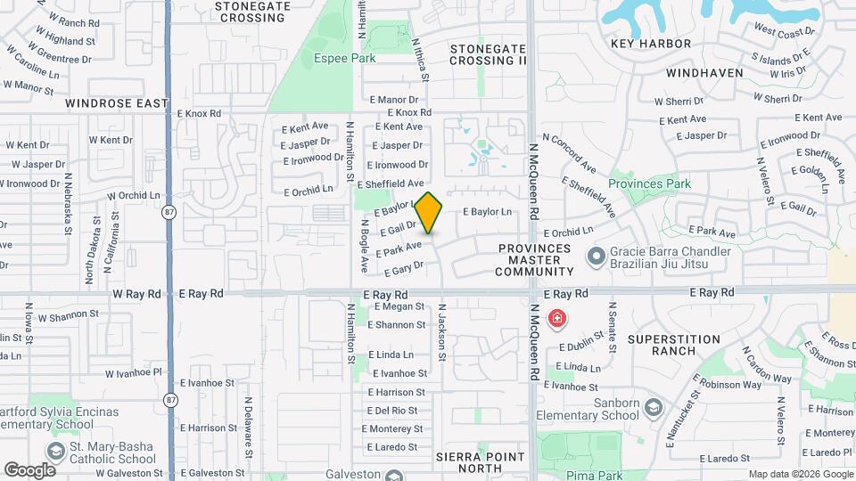 786 E Park Ave Map and Location Details