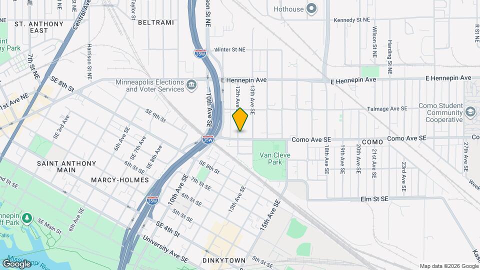 1006 12th Ave SE Map and Location Details