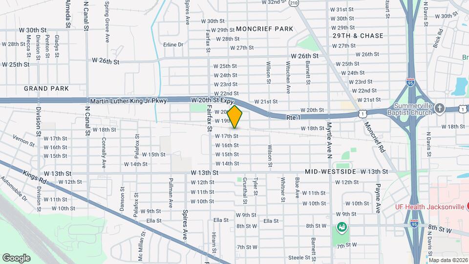 1651 W 17th St Map and Location Details