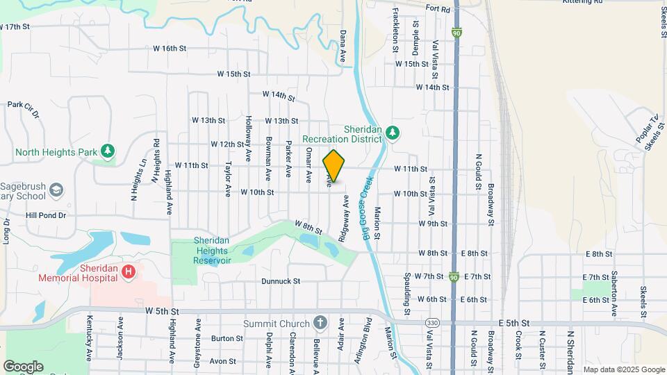1417 Dana Ave Map and Location Details