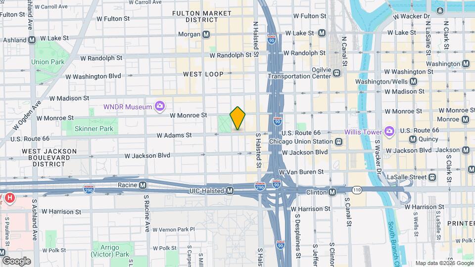 858 W Adams St Mapa y Detalles de la Ubicación