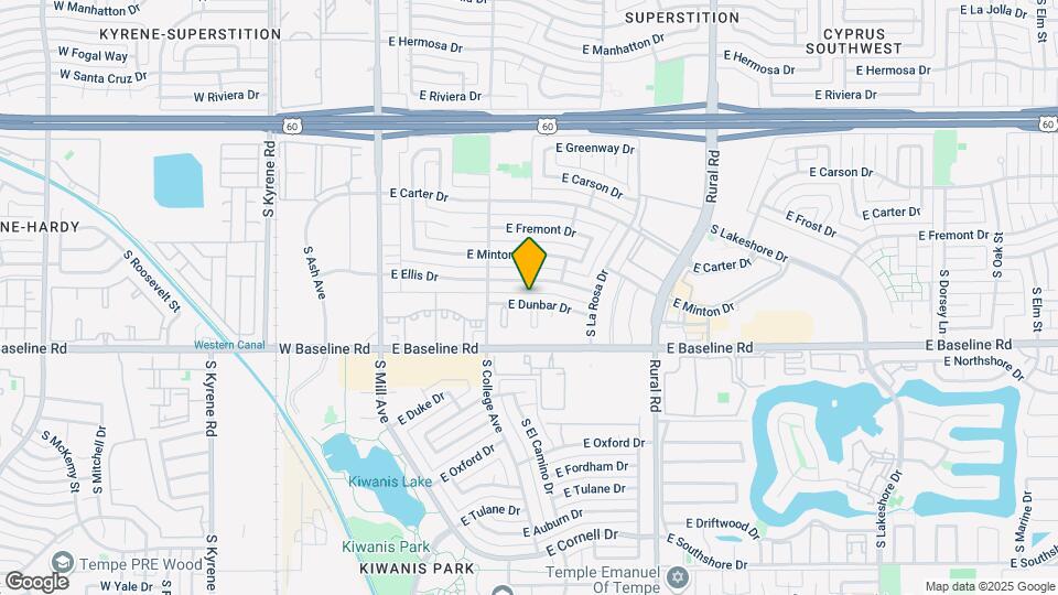 402 E Dunbar Dr Map and Location Details