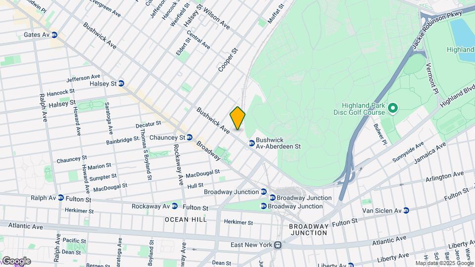 1507 Bushwick Ave Map and Location Details