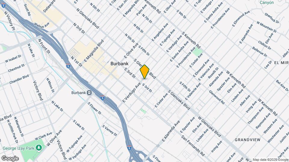 318 E Verdugo Ave Mapa y Detalles de la Ubicación