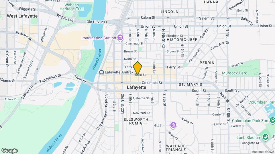 136 N 6th St Map and Location Details