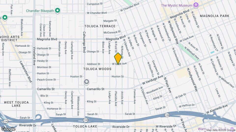 4952 Placidia Ave Map and Location Details