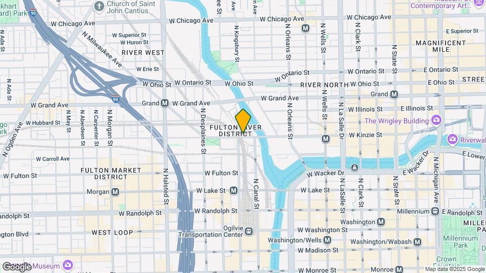 550 W Kinzie St Map and Location Details