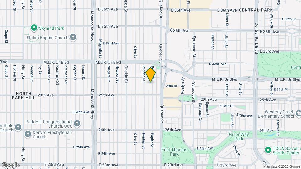 2955 Poplar St Map and Location Details