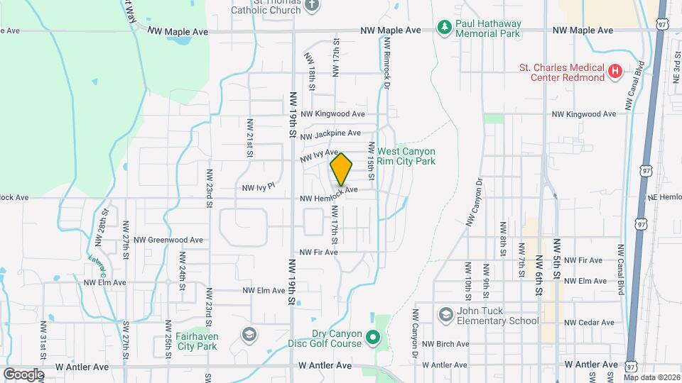 1675 NW Hemlock Ave Map and Location Details