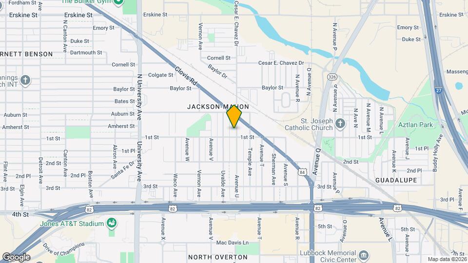 105 N Avenue U Map and Location Details