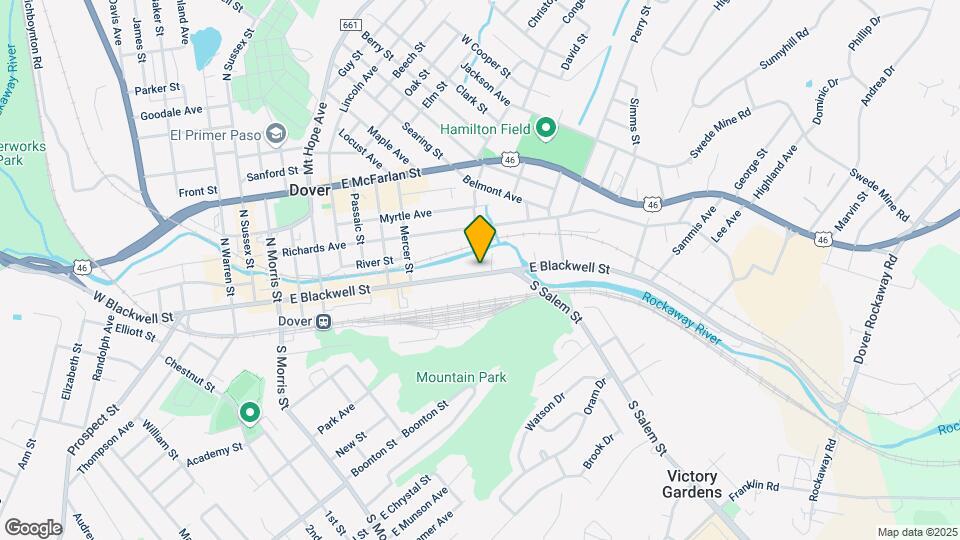 201 E Blackwell St Map and Location Details