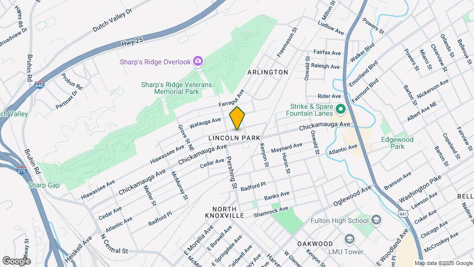618 Hiawassee Ave Map and Location Details