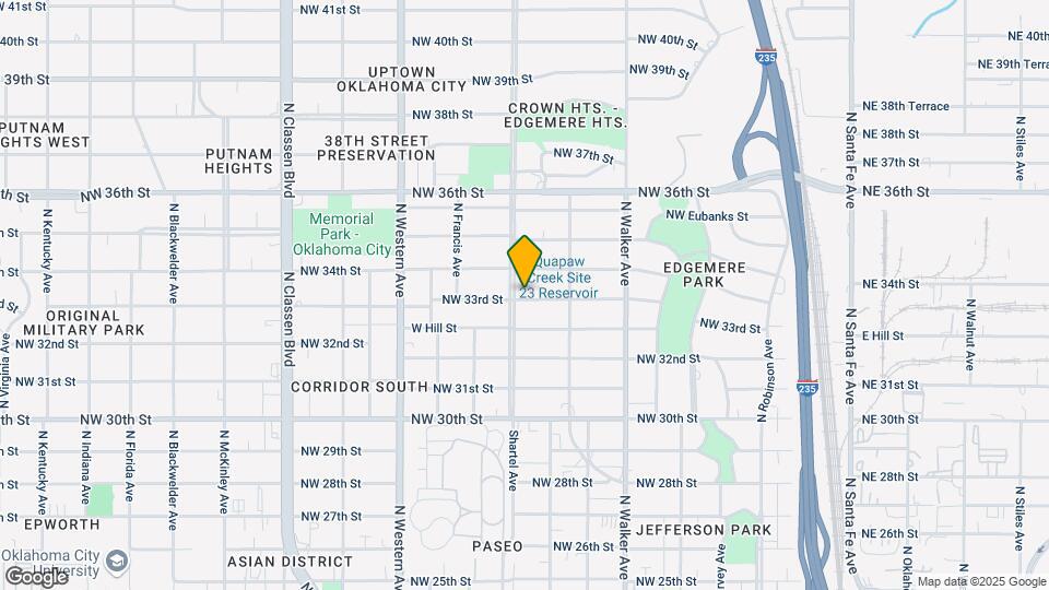 717 NW 33rd St Map and Location Details