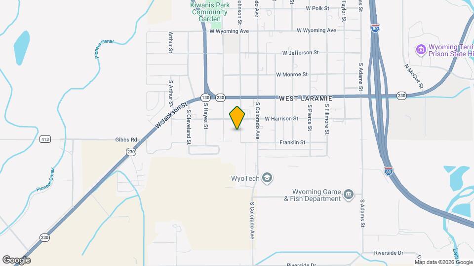522 S Johnson St, Unit apt c Map and Location Details