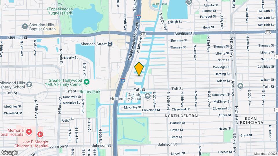 2731 Taft St Map and Location Details