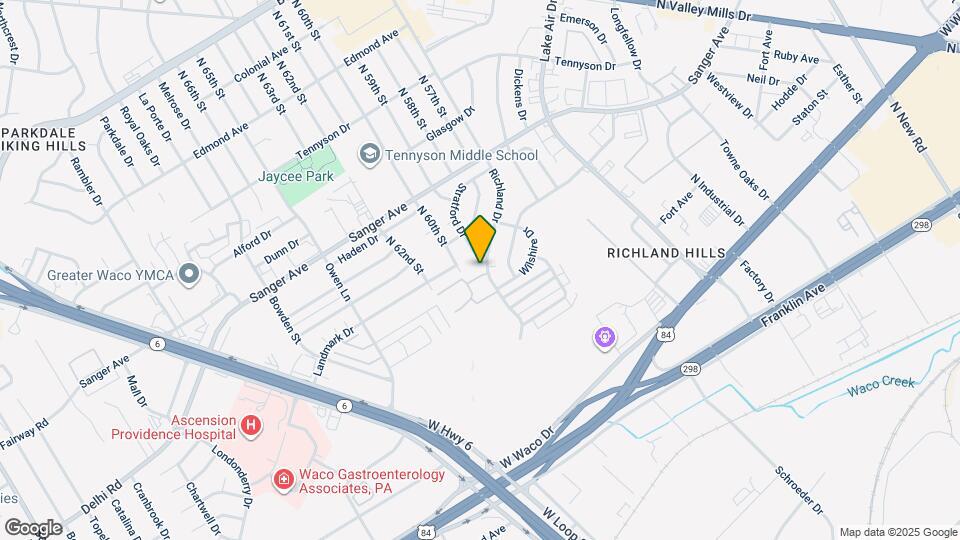 414 Richland Dr Map and Location Details