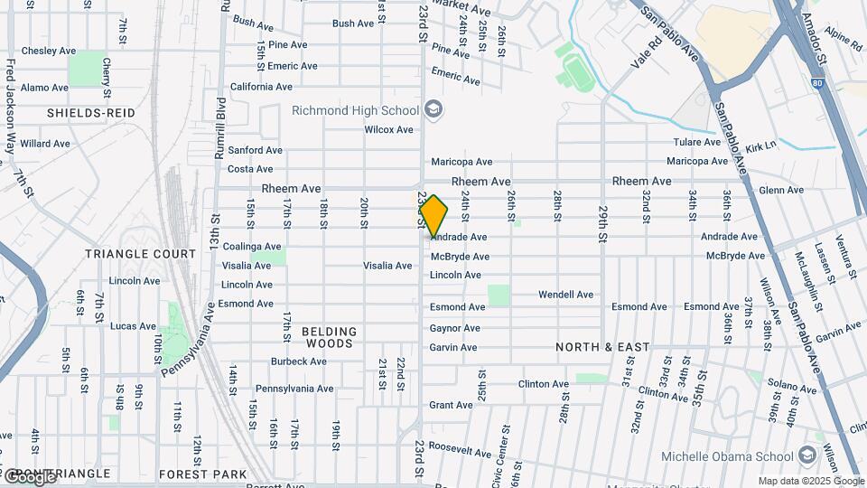 2316-2322 Andrade Ave Mapa y Detalles de la Ubicación