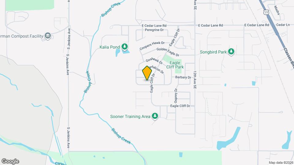 613 Night Hawk Dr Mapa y Detalles de la Ubicación
