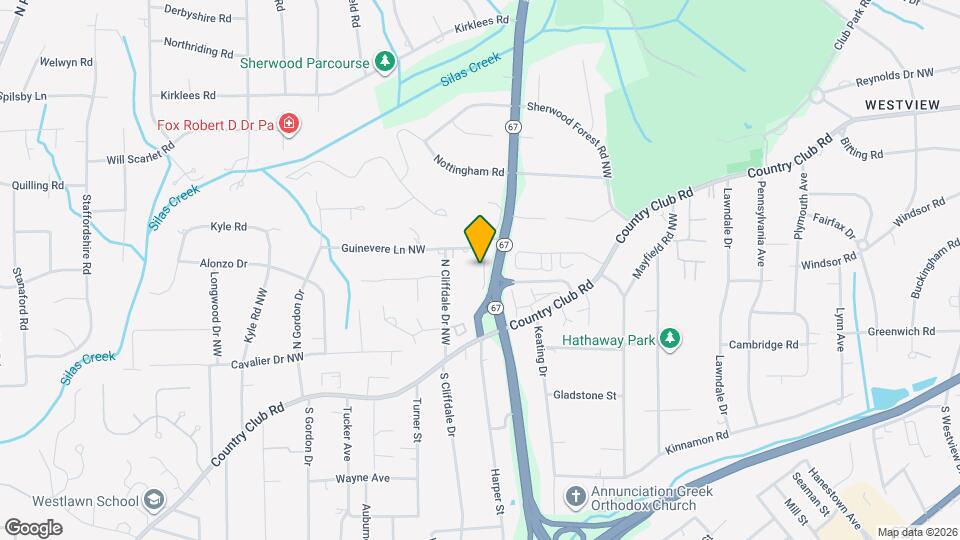 221 Guinevere Ct Mapa y Detalles de la Ubicación