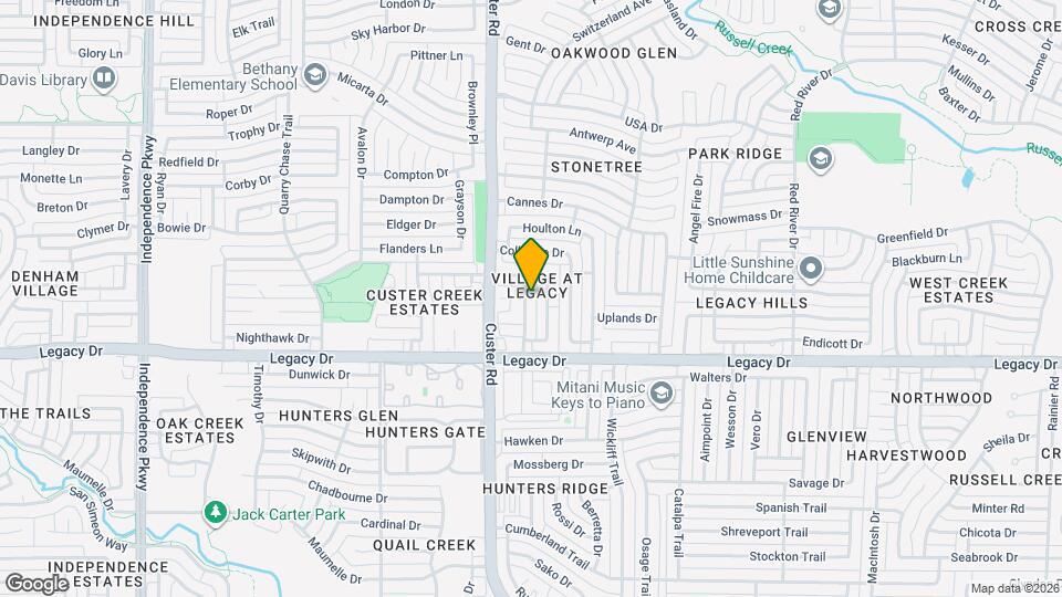 7124 Dry Creek Dr Map and Location Details