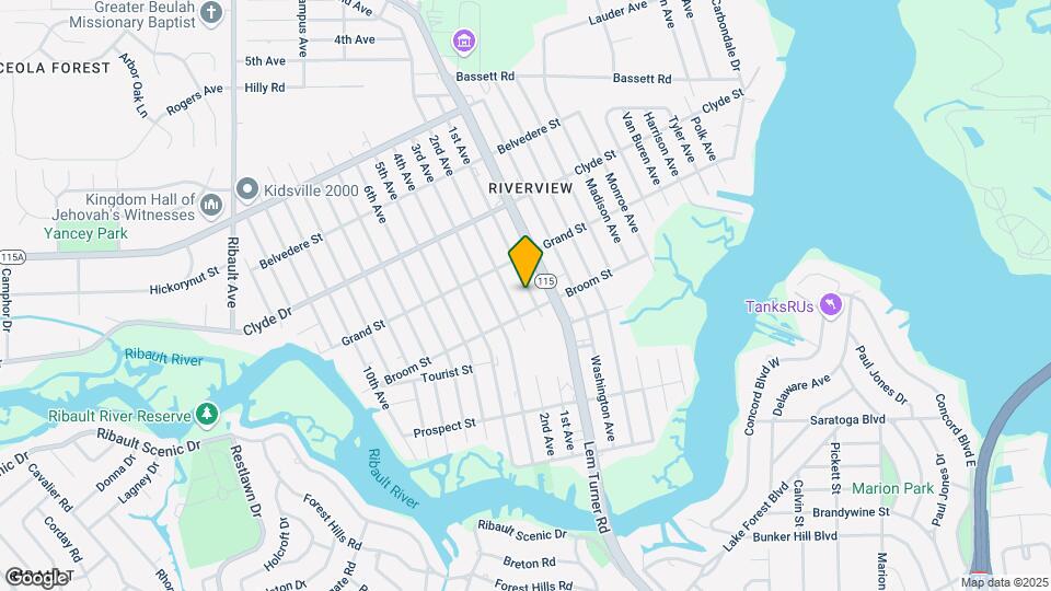 8919 2nd Ave Map and Location Details