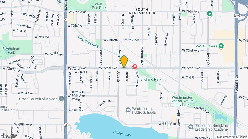 4332 W 72nd Ave Map and Location Details