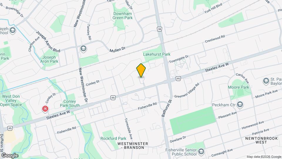 900 Steeles Ave W Map and Location Details