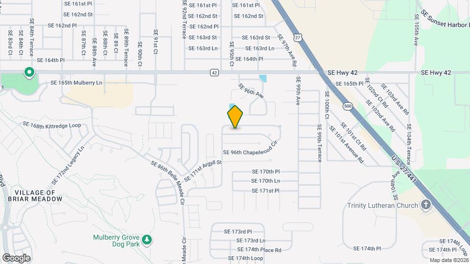 9551 SE 168th Elderberry Pl Map and Location Details