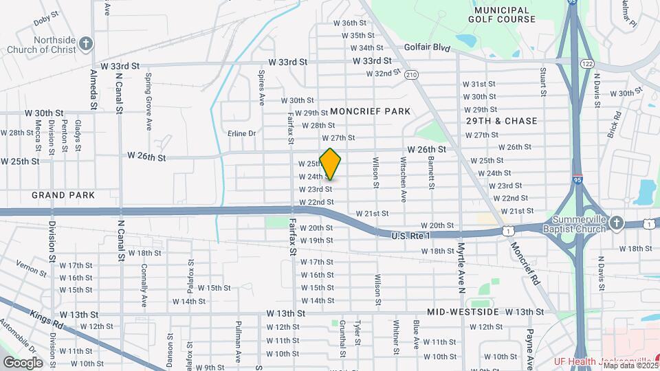 1645 W 23rd St Map and Location Details