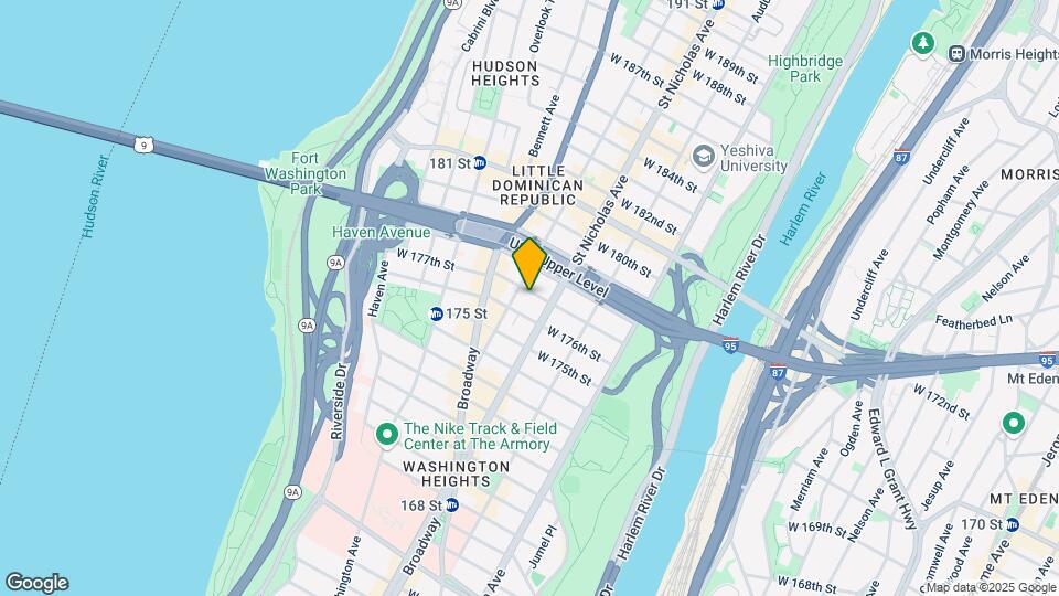 608-614 W 177th St Mapa y Detalles de la Ubicación