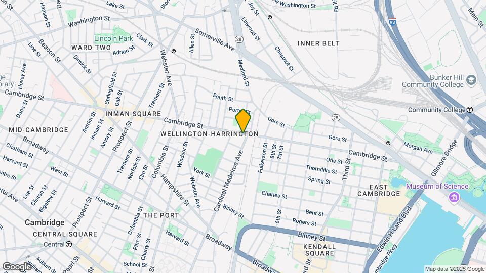 724 Cambridge St Mapa y Detalles de la Ubicación