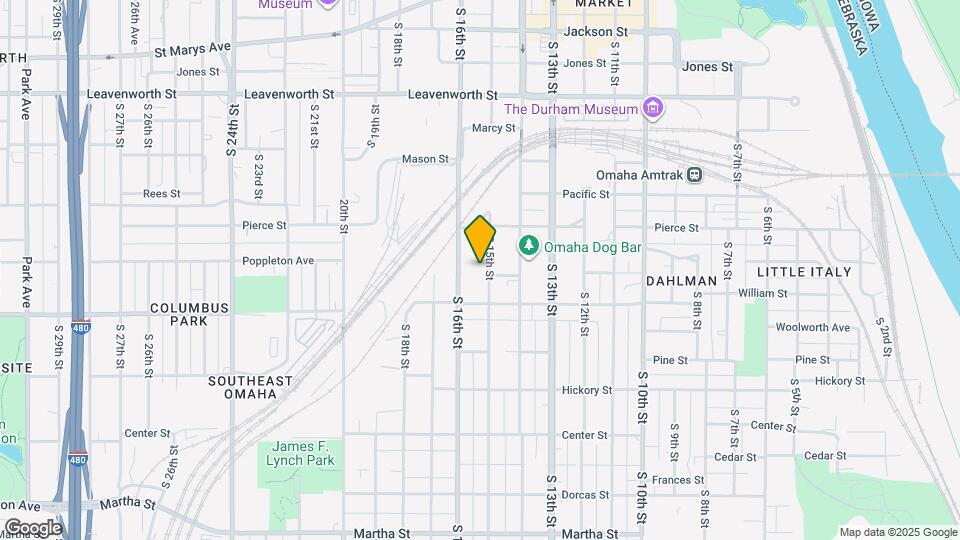 1238 S 15th St Map and Location Details