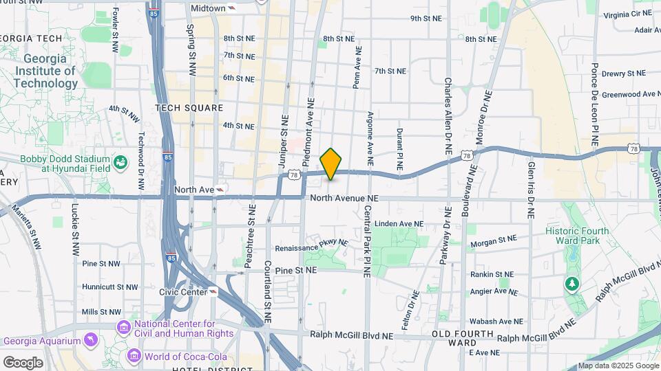 635 Myrtle St NE Map and Location Details