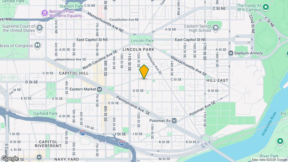 1239 C St SE Map and Location Details