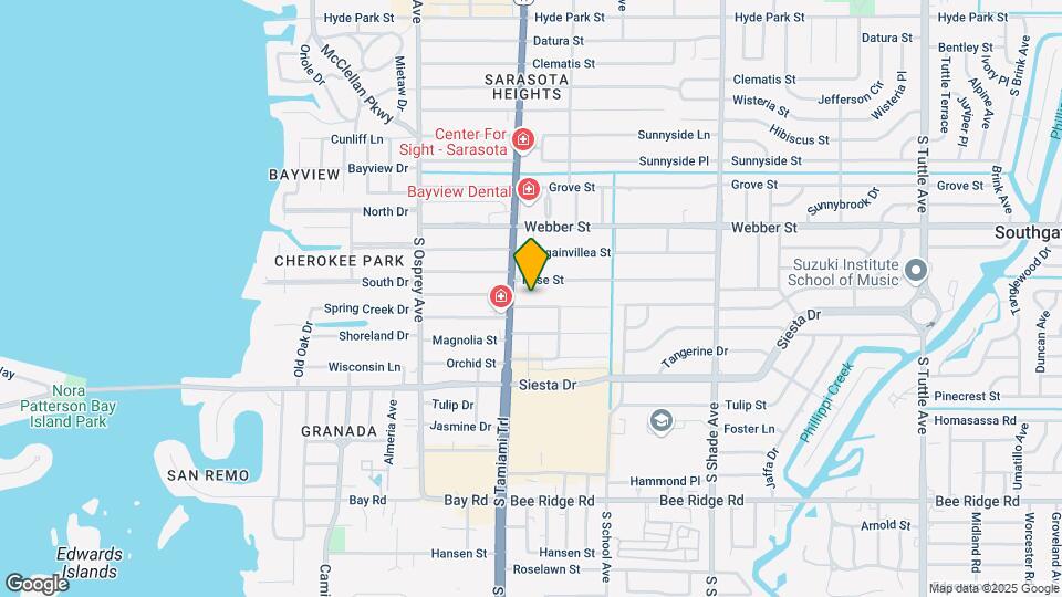 2035 Goldenrod St Map and Location Details