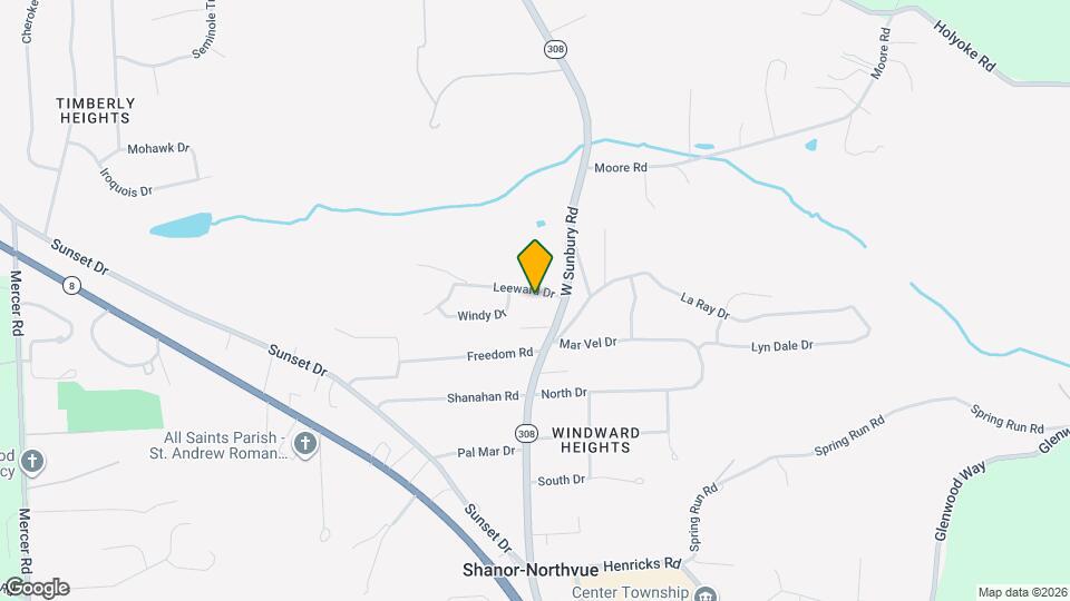 104 Leeward Dr Map and Location Details