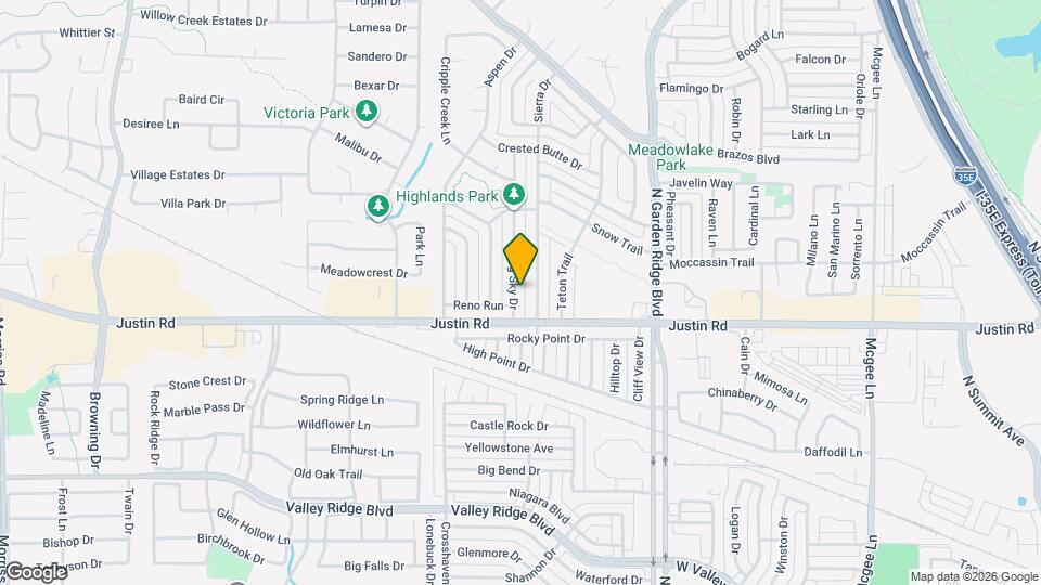 1909 Big Sky Dr Mapa y Detalles de la Ubicación